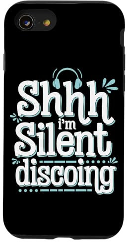 iPhone SE (2020) / 7 / 8 Silent Disco Party Wireless Headphones Dance Vibes Tee Case