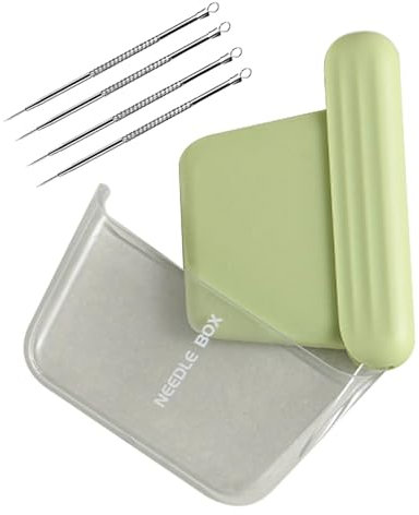 Magnetischer Nadelhalter – Nähnadel-Aufbewahrungsbox, Sticknadel-Organizer, magnetische Nähnadel-Tasche für Reisen, Hotel, Schule