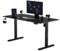 SENSE7 Höhenverstellbarer Schreibtisch elektrisch NOJO, Standing Desk 140x70, PC Tisch mit Memory, Stehschreibtisch mit Kabel Tray, Gaming Tisch mit Haken, geräuscharme Höhenverstellung, Black