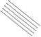 METALLIXITY Drill Bit (0.7mm) 5Pcs, 4241 High-Speed Steel Straight Shank 118° Uncoated Bright Finish Drill Bit for Wood Plastic Iron Copper Aluminum Low Soft Metal