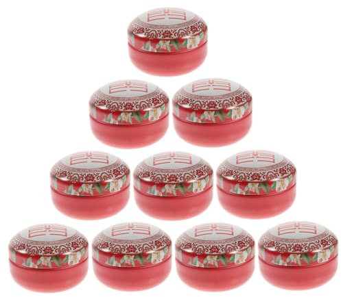 SHINEOFI 10ensembles Boîtes à Bonbons Chinoises Élégantes Pour Mariages Boîtes De Sucreries Idéales Pour Offrir Aux Invités Modèle Vintage