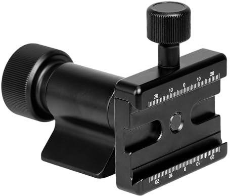 Monopod Gimbal Head with Arca-Swiss Dovetail Quick Release Plate | Rapid Side-Saddle Tilt Adjustment for Teleobjektive | Tripod Mount | Professional Photography & Video Gear for DSLR/Camcorders