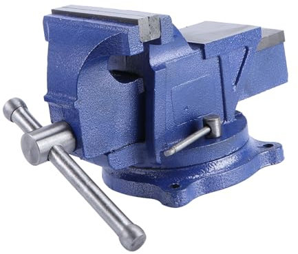 HOMSFOU Schraubstock Aus Gusseisen Und Stahl Kompakt Und Tragbar Tischschraubstock Für Holzbearbeitung Basteln Modellbau Elektronik Und Mehr Als Handwerkzeug Für Heimwerker Und Diy-projekt