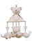 Cndiyald Baby Crib Mobile, Baby Mobile für Krippen, Spiral -Cartoon -Spielzeug, hängende Boho -Kindergarten, Nicht Batterie, Bär einschließen