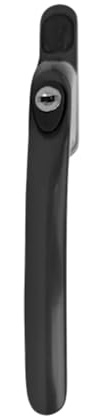 UPVC Inline Espagnolette Window Handles Black