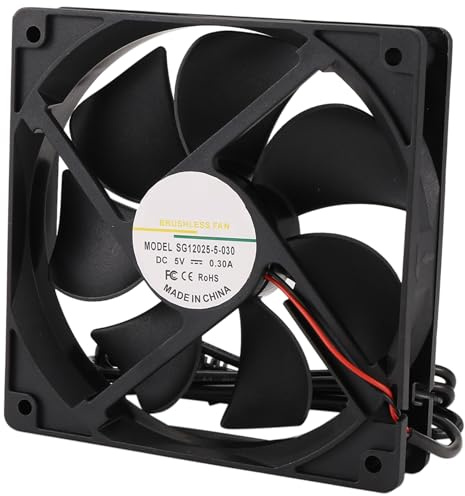 Ujjdwiurgh 5V USB 2000RPM 12CM Cooling Fan High Speed Cooler for Iceriver KS0 KS0 Pro