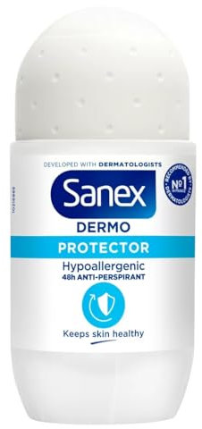 6 x SANEX Deo Roll-on WOMEN Dermo Protector für normale bis empfindliche Haut - 50 ml