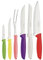 Tramontina - Couteaux de cuisine Plenus 6pcs. Inox et plastique.