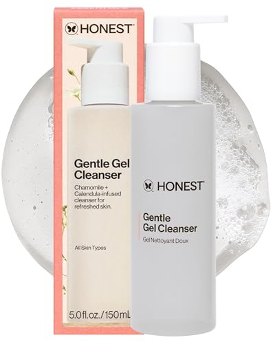 Honest Beauty Gentle Gel Cleanser with Chamomile & Calendula Extracts | Sulfate Free, Paraben Free | 5.0 fl. oz.