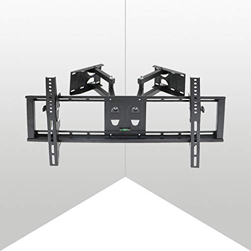Unho® Wandhalterung TV Schwenkbar Neigbar TV Eckhalterung Eckhalter für LED LCD Plasma Fernseher von 32 - 65 Max 35Kg VESA 600x400 Universal VESA Halterung mit Ultrastarker Doppelarm