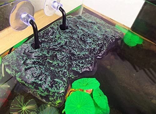 BigTron Plattform für Reptilien, Schildkröte, Leiter, Polyurethan-Schaum, Aquarium, Schwimmer, Dekoration, Floating Turtle Dock, Zierholz für Schildkröten, Größe