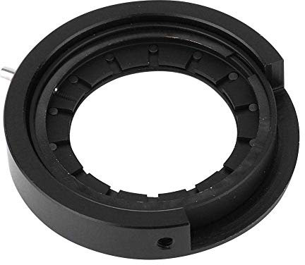 Einstellbare Irisblendenblende Mikroskop-Irisadapter Aperture Einstellbare Linse Optische Blende für Mikroskop-Irisblende(SK25)