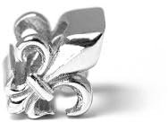 TALISMAN JEWELLERY Charm Blume LYS Silber rhodiniert für Armband mit Schlangenkette
