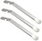 Jinlaili 3PCS Palancas de Neumáticos para Bicicletas, Palancas Neumatico Bicicleta Acero, Herramienta de Metal Palanca, Palanca Motocicleta De La Bicicleta para Reparación de Neumáticos de Bicicleta