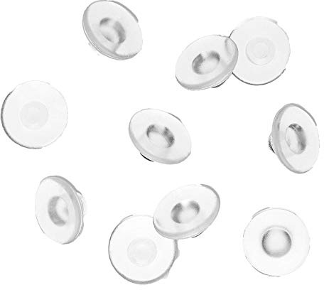 Traveller 062107 Lot de 10 insert en caoutchouc pour clip d'oreille