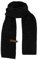 KNIT FACTORY - Jazz Schal - Strickschal für Damen und Herren - Bequemer Schal mit Wolle - Hochwertige Qualität - Schwarz