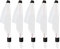 Alomejor Angelruten-Spitzenschutz, PVC-Angelrute-Spitzenkappe für Sea Pole für Rock Pole (5er Pack)