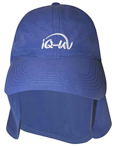 iQ-UV Kappe mit Nackenschutz für Herren 55-61cm – UPF 50+ TÜV geprüft – Sonnenmütze aus recycelten Materialien – Kappe mit UV Schutz