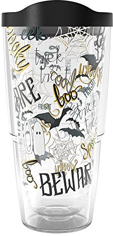 Tervis Halloween Beware Gobelet isotherme à double paroi, fabriqué aux États-Unis, 710 ml, classique