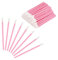 100 Stück Einweg Lippenpinsel, Mini Lippenstift Gloss Pinsel Concealer Pinsel, Lippenapplikator für Makeup Applikator (Rosa)