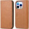 TUCCH PU Leather Case for iPhone 14 Pro (6.1) 2022 5G, Protective Wallet Folio Flip Stand Cover with[RFID Blocking][Kickstand] Shockproof TPU[Card Holder] Compatible with iPhone 14 Pro, Light Brown