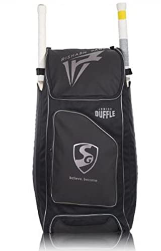 SG New RP Junior Duffle KIT Tasche mit 2 Außentaschen für Schläger, Schwarz, Duffle