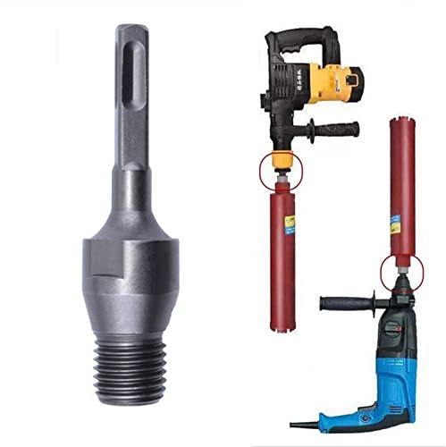1PC Diamond Core Connecting Rod, SDS Plus M22 Drill Adapter For Electric Hammer 12.7/13mm to Rhinestone Converter Drill Bits Adapter (Square Shank Adapter)