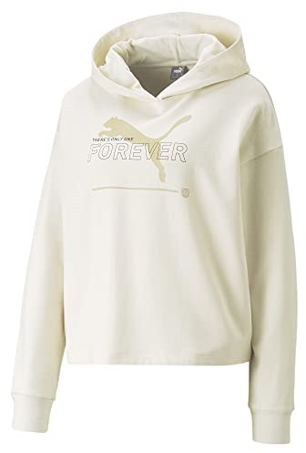 PUMA Damen Pullover Sweater Kapuzenpullover Essentials+ Better Hoodie, Farbe:Creme, Artikel:-99 no Color, Größe:XL