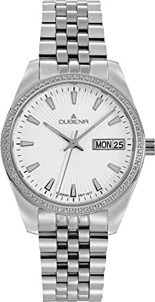 Dugena Damen-Armbanduhr 4461081 Venetia Stone, Quarz, Edelstahl, Saphirglas, Drückerfaltschließe, 10 bar