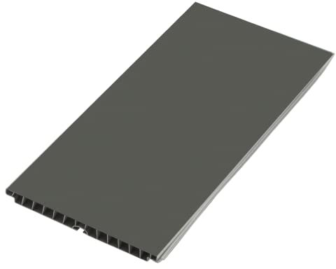 Evotrade Zócalo de cocina – Perfil rodapié L 2,5 m de PVC | Altura y colores a elegir + accesorios (2 tapones de ángulo de 90° + 1 junta) Made in Italy