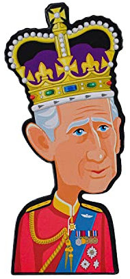 King Charles Fridge Magnet - Great Royal Coronation Souvenir gift with custom design