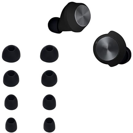 kwmobile 8X Ersatzpolster kompatibel mit Beoplay B&O EQ / H3 / H5 / E4 / E6 / E8-4 Größen - Silikon Ersatz Ohrstöpsel In-Ear Kopfhörer - Polster