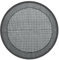 vidaXL Outdoor-Teppich Grau Ø120 cm PP