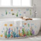 Runtoo Adesivi Murali Alghe Oceaniche Adesivi da Parete Sotto Il Mare Pesci Decorazioni Muro Camerette Bambini Bagno Camera da Letto