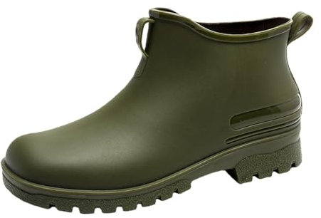 WKAYsIV Stivali da Pioggia Uomo Scarpe e Donna Catering autolavaggio Basse Antiscivolo Lavoro Chef Gomma Bambina 30 44 19.99