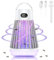 Baoduu 2024 Upgrade Mückenfalle Insektenvernichter Elektrisch, Camping Mückenlampe mit LED Licht 2-In-1, USB Tragbare Wasserdicht Fliegenfalle Elektrischer, Aufhängbar Insektenlampe Mosquito Killer