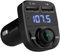 LIVERO FM Transmitter, Bluetooth Wireless Car Adapter Kit with 2 USB Ports Car Charger MP3 Player Support TF Card & Disk