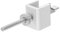Angoily Türstopper hotelzimmer door holder einbruchschutz tragbares Türschloss Markisenklemme Garage Reisetürschlösser für Hotelzimmer Reisetürschloss Aluminiumlegierung Silver
