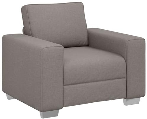 vidaXL Sessel Taupe 59 cm Stoff