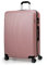 FOSANI Large Suitcase |Aluminium Telescopic Handle | Lightweight Hard Shell Suitcases |3 Digit Combination Lock | 4 Silent Dual Spinner Wheels (Rose Gold, Large 28'')
