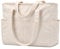 oscaurt Cord Tasche Tote Bag Handtasche Damen Groß mit Laptopfach und Reißverschluss Shopper Tasche Damen Faltbar Arbeitstasche Umhängetasche für Schule Arbeit Reisen