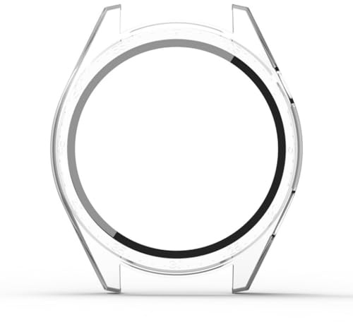 Smartwatch Cover Shell Case mit Panzerglasfolie Displayschutzfolie Abdeckung für aigo GT8 Kratzfeste Armbanduhr Hülle