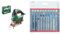 Bosch Stichsäge PST 800 PEL (530 Watt, im Koffer) + Accessories Professional 10tlg. Stichsägenblätter Set (für Holz und Metall, Zubehör für Stichsägen mit T-Schaft Aufnahme)