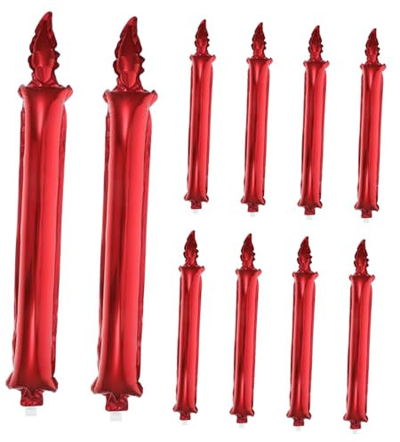 Zerodeko 10piezas Palos Inflables De Pvc Para Animar Matracas Para Eventos Deportivos Partidos De Fútbol y Fiestas Palos De Animación Para Generar Ruido Eventos De Baile y Deportivos