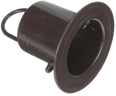 Regenkettenanschluss Satz aus Aluminiumlegierung, Schwarz, 5,72cm | Dekorativer Ablaufadapter, Spaltbar, für Haus und Dach, Feine Verarbeitung, 1 Satz