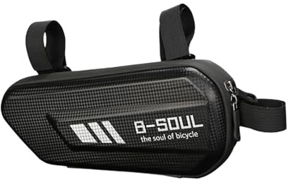 Luwecf Bike Frame Bag for Mountain Road Bikes Pouch for Keys Tools Travel