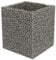 vidaXL Lit Surélevé à Gabion Acier Galvanisé Argenté 90x90x100 cm Jardinière