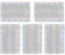 AZDelivery 5x MB-102 Mini Breadboard 400 Tie Point Interlocking Solderless Prototype PCB Board, 4 Power Rails for Proto Shield Distribution Connection Blocks compatible with Arduino Including E-Book!