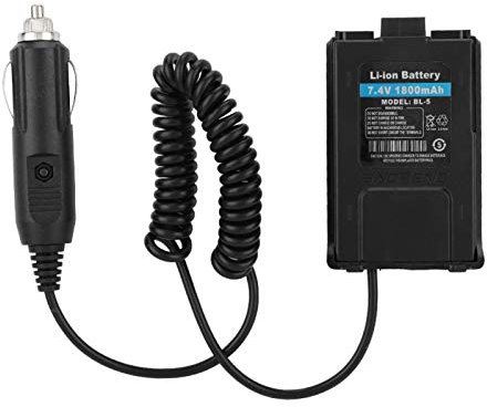 Akku-Eliminator für Baofeng UV-5R Two Way Radios, Car Charger Li-ion Batterie Autoladegerät für Baofeng UV-5R UV-5RA UV-5RA+ UV-5RB UV-5RC UV-5RE UV-5RE+Plus BF-F8+