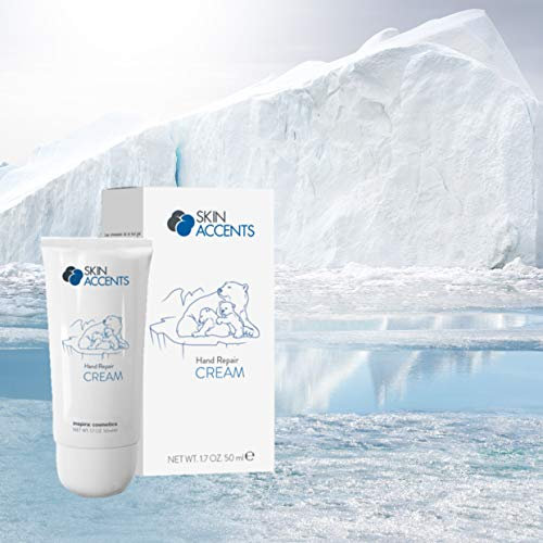 inspira: cosmetics Skin Accents Hand Repair Cream Handcreme mit feuchtigkeitsspendender Formel - zieht schnell ein und ist nicht fettend 50 ml
